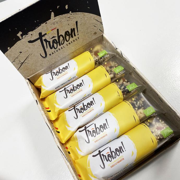 Boite de 15 barres Dattes & Noix du Brésil Trôbon!