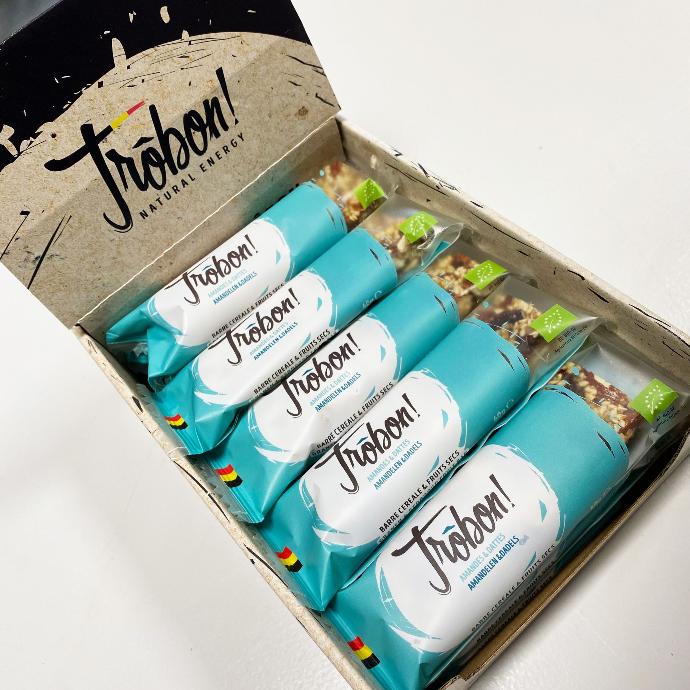 Boite de 15 barres Amandes & Dattes Trôbon!