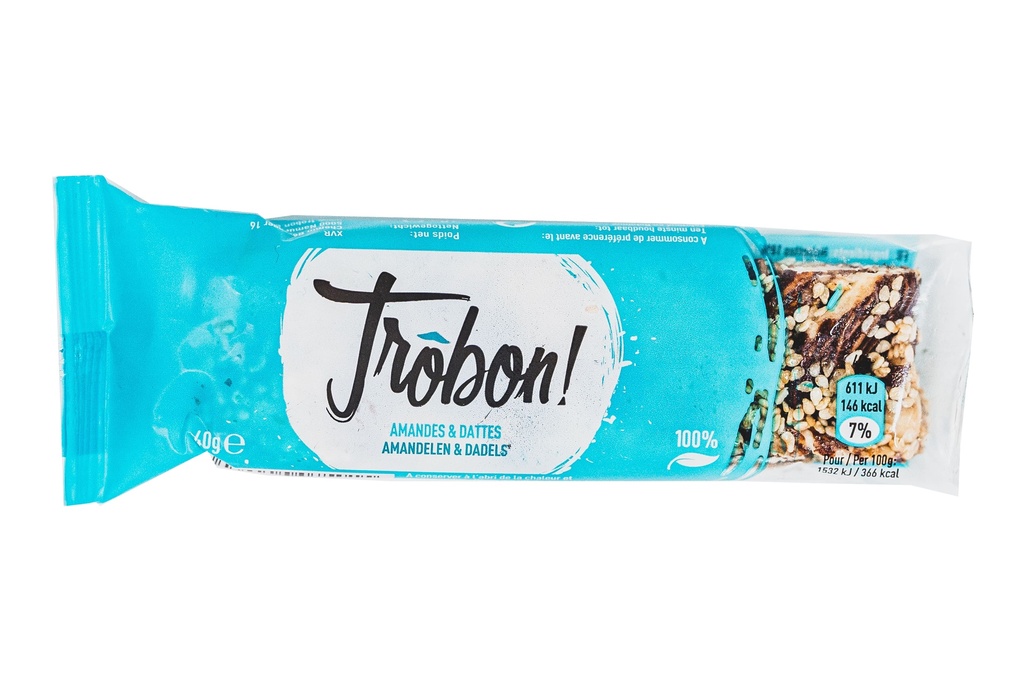 6 barres Amandes & Dattes Trôbon