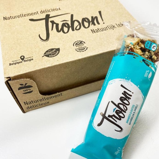 Boite de 15 barres Amandes & Dattes Trôbon!